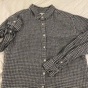 Uniqlo women Long Sleeve Shirt Small 100% Linen